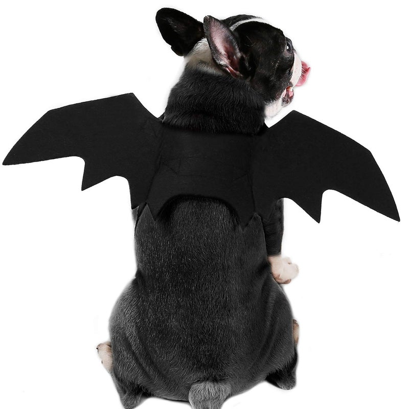 Rypet Dog Bat Costume - Halloween Pet Costume Bat Wings Cosplay Dog Costume Cat Costumes for Party S - Image 1